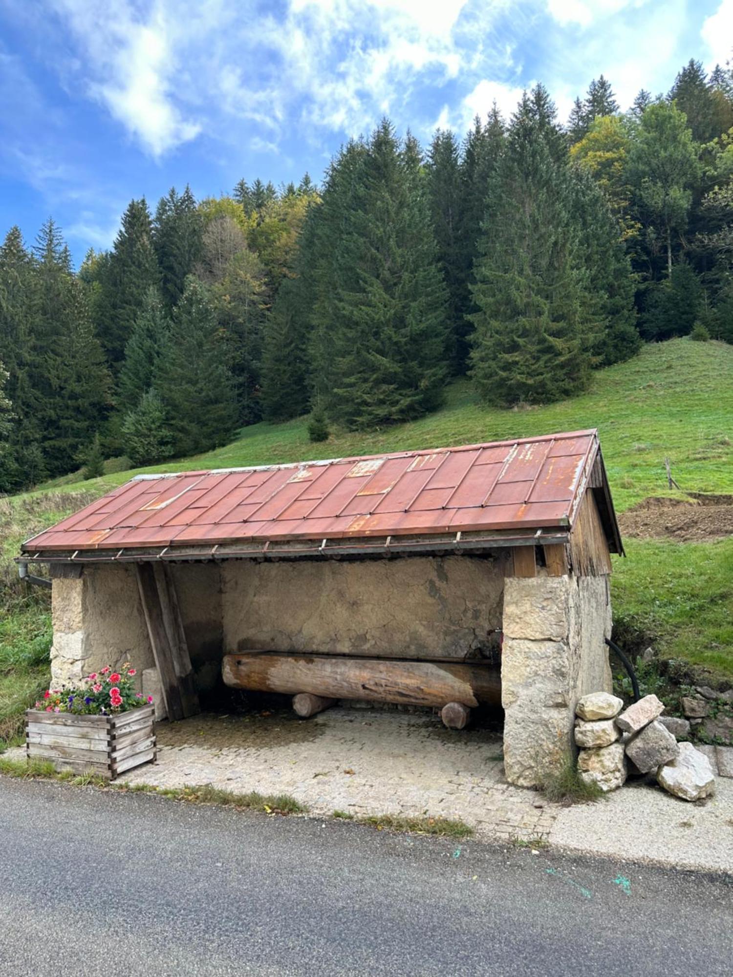 Gites Sous Les Loges Lélex Exterior foto